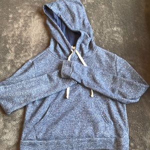 royal blue cropped hoodie